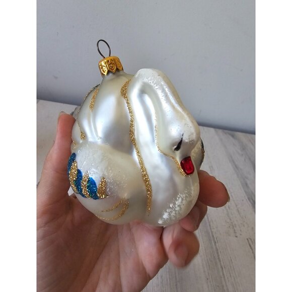 polonaise adler gold peacock swan ornament komozja glass Xmas tree - Picture 8 of 10